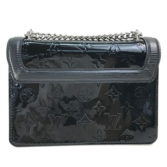 Louis Vuitton Monogram Wine Wood PM Enamel Shoulder Bag Patent Leather - Picture 2 of 7